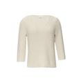 s.Oliver Black Label Strickpullover Damen WHITE, Gr. 44, Polyester, Pullover aus Effektgarn | 2146896.02X1.32