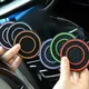 2 pezzi sottobicchieri universali antiscivolo per auto portabottiglie per auto in PVC a prova di setaccio 7cm portabicchieri da 2.76 pollici
