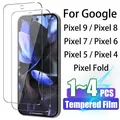 Vetro temperato per Google Pixel 9 8 7 6 Pro 9A 8a 7a 6a 5a 5G 4a Protezione schermo per Pixel 9 Pro XL Fold 5 4 3A Pellicola protettiva