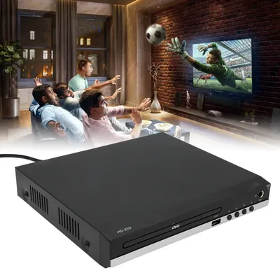 Kompakter DVD-Player Mini-DVD-Player 1080p Unterstützung AV-Ausgang Fernbedienung HD-Multimedia-Schnitts telle DVD-CD-Player mit USB-Anschluss Image