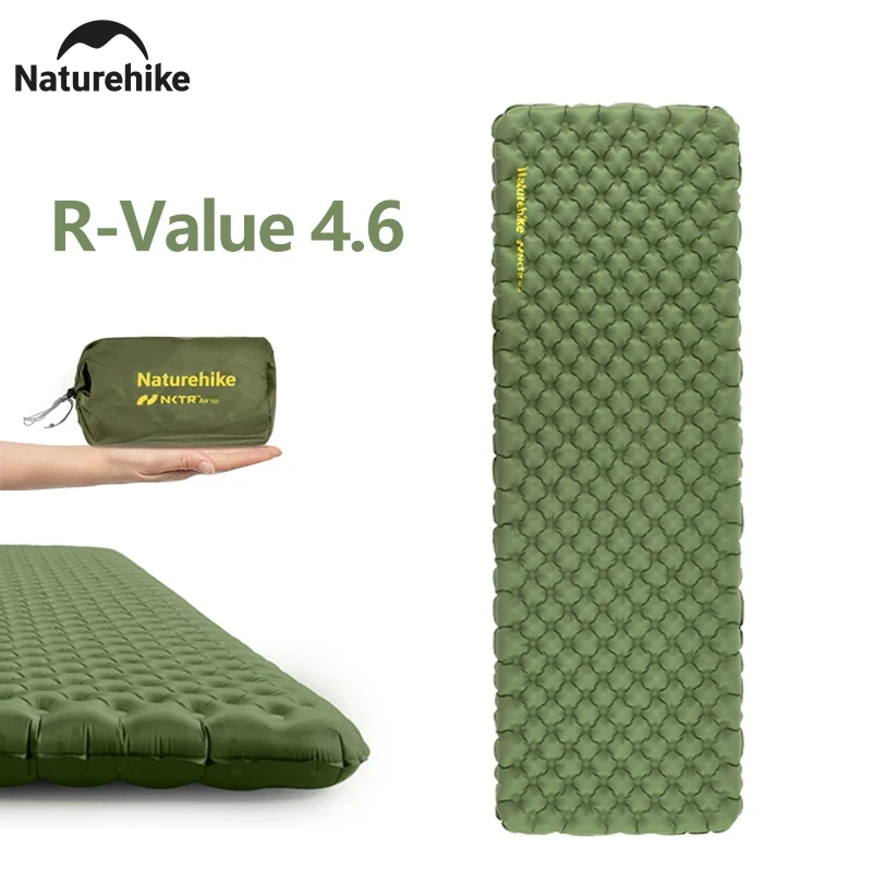 Naturehike R-Wert 4.6 Aufblasbare Matratze Camping Ultraleichte Schlafmatte Outdoor Tragbare Einzelmatratze Ohne Kissen Image