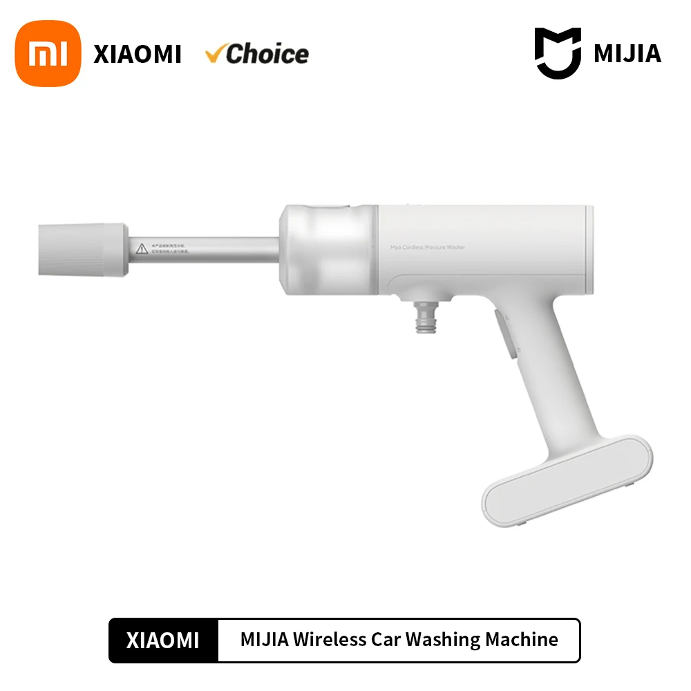 Xiaomi Mijia drahtlose Auto waschmaschine nach Hause 2,4 MPa Hochdrucks prüh gerät Sprinkler Reiniger Schaum generator Reinigung Pflege Auto Image