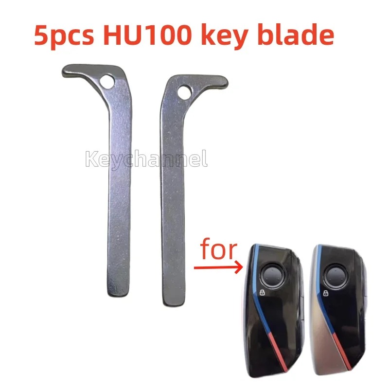 5 teile/los Auto Smart Key Blade ungeschnittene Metall Keyless Remote Blank Notfall Schlüssel blatt für BMW x1 x7 ix7 xm Smart Remote G Classis Image