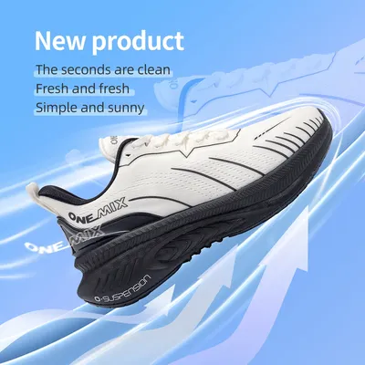ONEMIX 2025 New Trail Running Shoes For Men Panda Winter Lace Up Sports Shoes Women Non-slip Outdoor