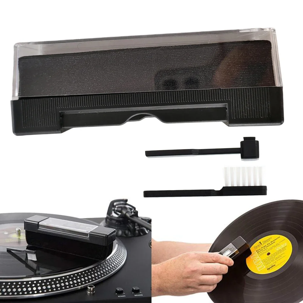 3 Stück Schallplatten reiniger Kit Reinigungs bürste Staubent ferner Kit Schallplatte Reinigungs bürstenset Reinigungs bürstenset für Plattenspieler Image