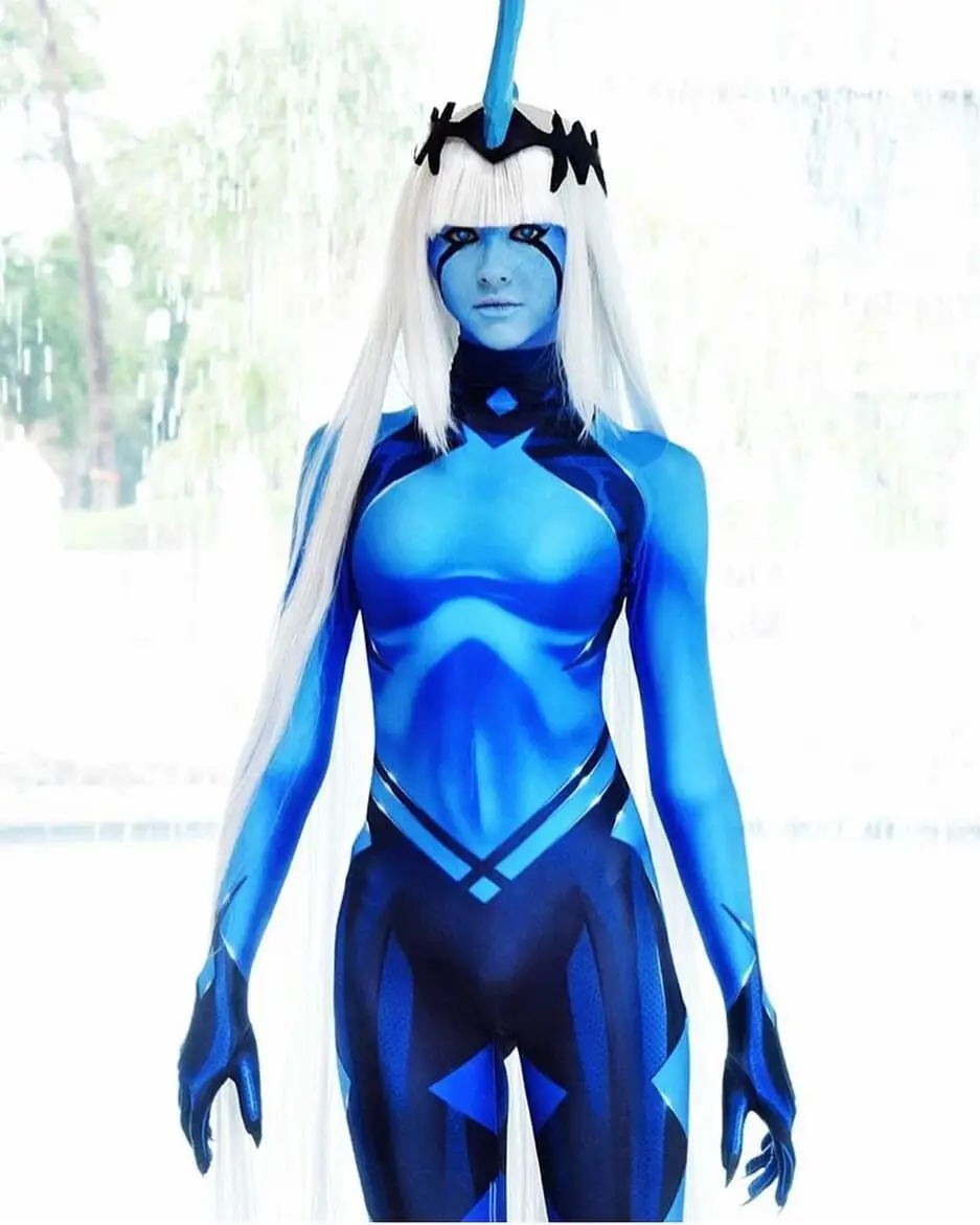 Erwachsene Klaxosaur Princess Darling In The Franxx 001 Cosplay Kostüme Superheld Zentai Anzug Halloween Body Party Overall Image