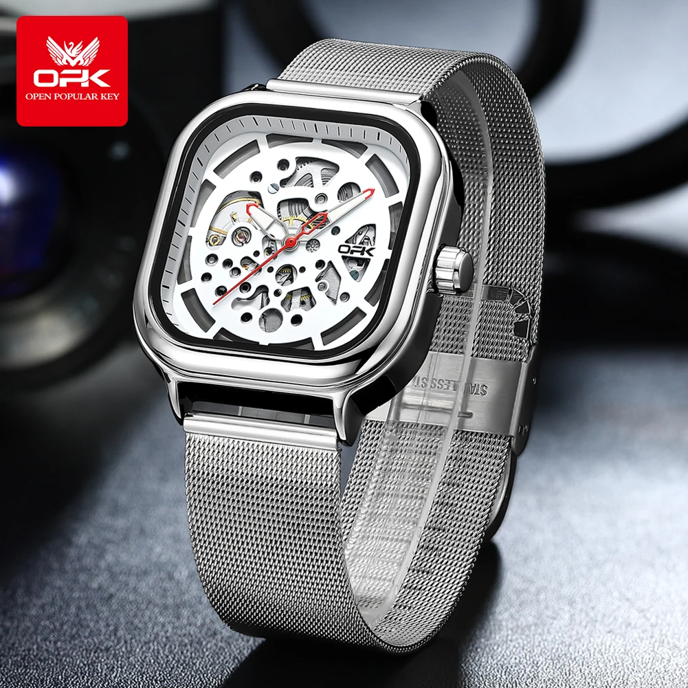 Opk 8173 Uhren für Männer lässig einfach original automatische mechanische Uhr für Mann wasserdichte leuchtende hochwertige Armbanduhr Image