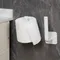 1/2pcs Adhesive Toilet Roll Paper Holder Organizer Wall Mount Storage Stand Kitchen Bathroom No