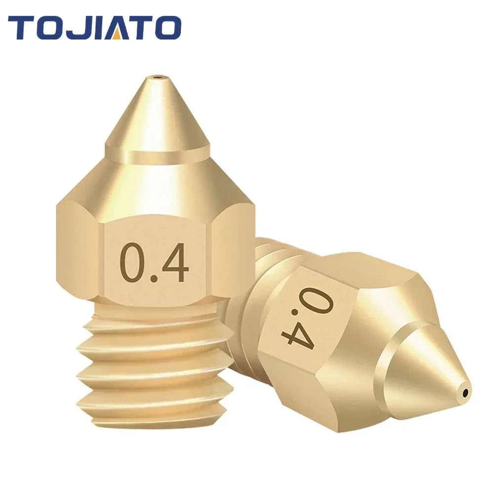 Tojiato 1-10 pièces imprimante 3D laiton cuivre TTS version buse pointue mixte TAN0.4 extrudeuse tête d