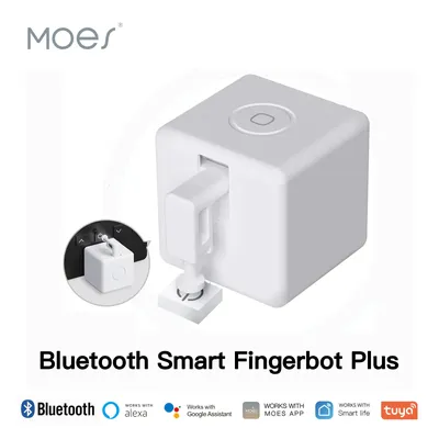MOES Tuya Fingerbot Button Pusher New Bluetooth finger robot Smart Life App automatic switch Voice
