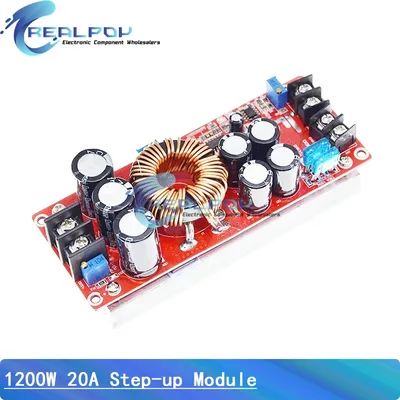 1200W 20A DC-DC Boost Converter Step Up Power Supply Module 8-60V to 12-80V Adjustable Voltage