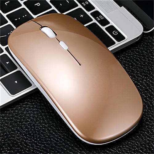 kabellose optische Maus Mäuse 2,4 GHz USB-Empfänger tragbare Mini-Mäuse wiederaufladbare einstellbare DPI-Stufen Bluetooth-Maus Mäuse Image