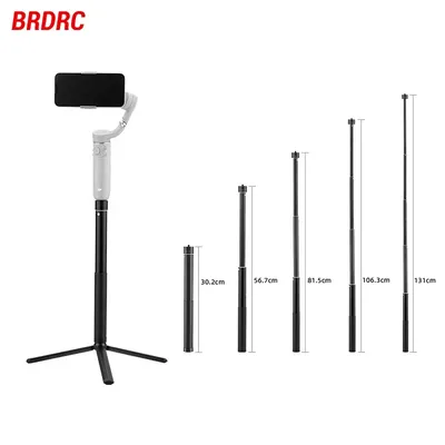 BRDRC 1.3M Selfie Stick Tripod For DJI OSMO Mobile 6/5/4 Handheld Gimbal Stabilizer/Action