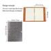 Elephant for Women Work Organizer with Planner Wireless College Ruled Perforated Composition Notebooks Graph Paper Book Notes A5 Leather Notebook Diary Notebook diary replaceable paper