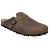 Clog JOSEF SEIBEL "Josef 04", Herren, Gr. 49, braun, Leder, klassisch, Schuhe, Sommerschuh, Schlappen, Urlaub, mit komfortablem Fußbett