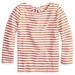 J. Crew Tops | J.Crew Tie-Back Top In Striped Mariner Cloth M | Color: Orange/White | Size: M