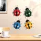 Décorations murales de jardin en métal CÔTÉ cinelle, décorations murales en fer, décorations d'extérieur 3D CÔTÉ cinelle, ornements de jardin CÔTÉ cinelle, 1PC
