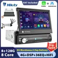 Hikity Universal 1 Din Android Carplay Autoradio 7 "Schermo retrattile Lettore video multimediale