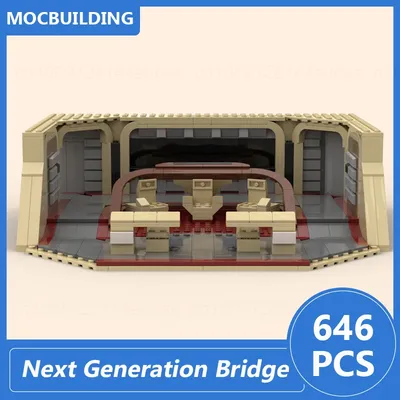 Die nächste Generation Brücke Diorama Modell Moc Bausteine DIY montieren Ziegel zeigen Szenen Lernspiel zeug Geschenke 646pcs Image