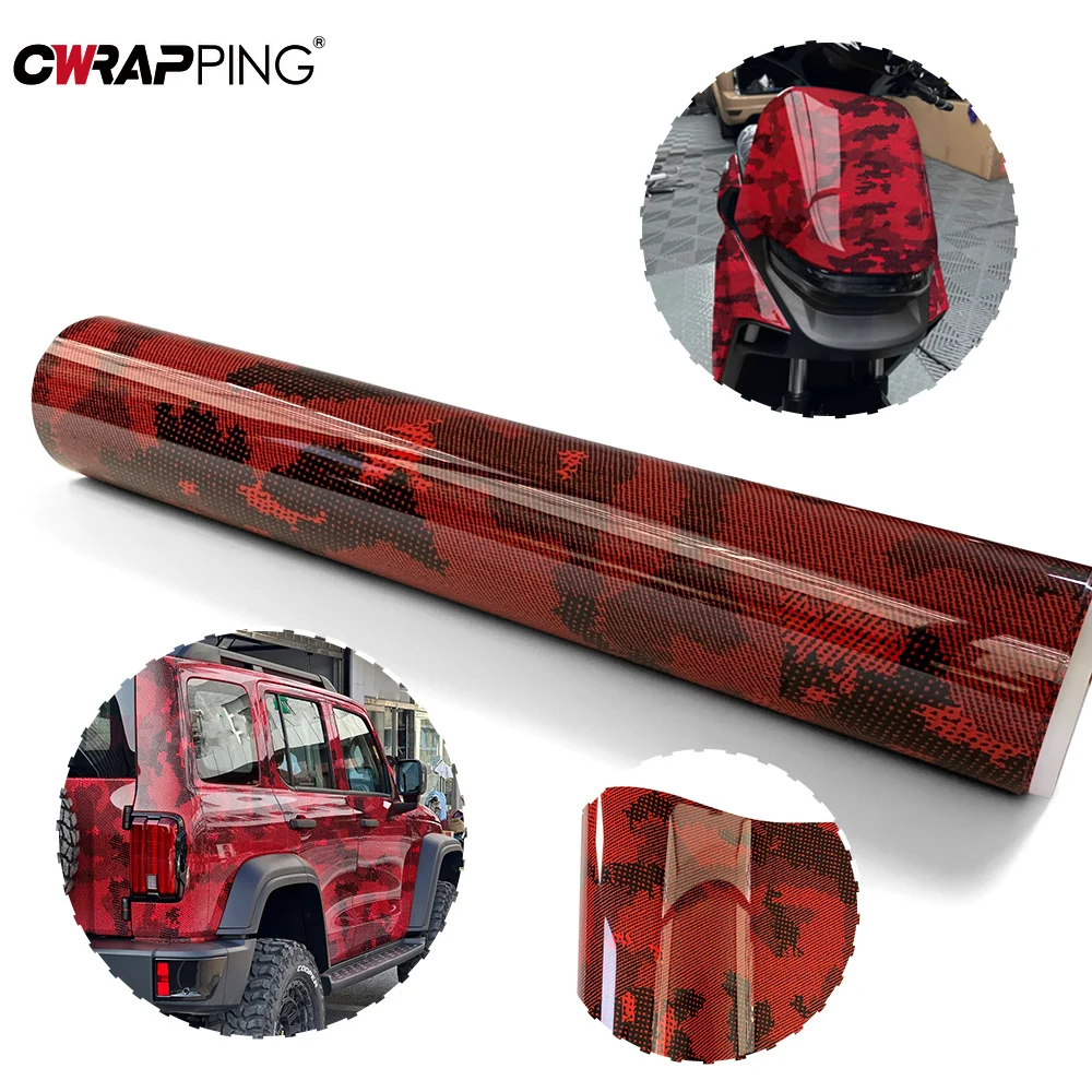 Auto Wraps Kohle faser Auto Aufkleber Auto Farbwechsel Film Auto Aufkleber wasserdichte Körper Aufkleber Python Muster Auto Aufkleber Image