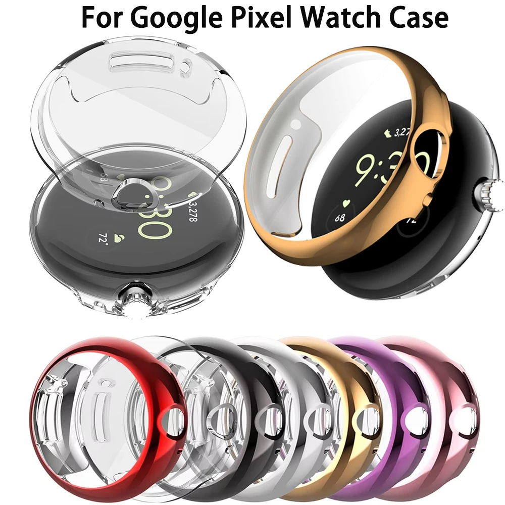 Gehäuse für Google Pixel Watch 2 1 Anti-Scratch Soft TPU Cover Schutzhülle für Google Pixel Watch Zubehör Image