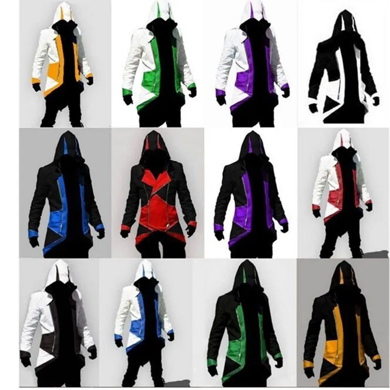 Film Killer Cosplay Kostüm Erwachsene Männer Halloween Party Cosplay Kostüm Männlich Streetwear Hoodie Jacke Outwear Mäntel Plus Größe Image