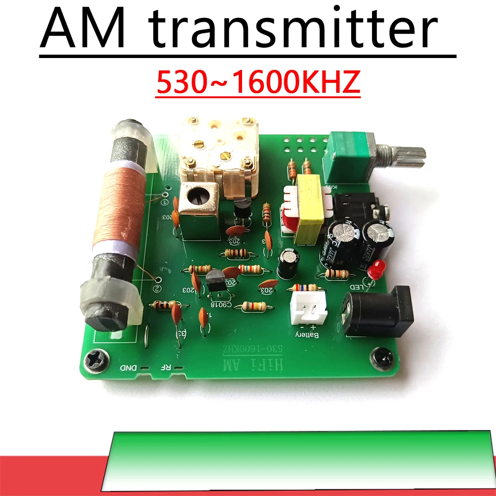 530-1600kHz Mittelwellen sender experimentell am Sender Amplituden modulation Sender Kristall Radio Studenten station Image