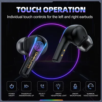 Onikuma t27 Dual-Mode-Cool-RGB-Gaming-Kopfhörer mit hoch auflösender Anruf qualität und geringer Latenz für Spiele Image
