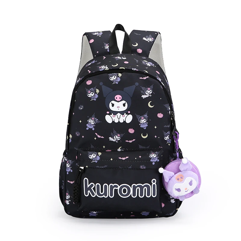 Kuromi Rucksack, Hello Kitty Cinnamoroll süßer Tagesrucksack, Cartoon-Anime-Schultasche, Studentin, Mädchen, lässig, Reisen, Pendeln, Rucksack