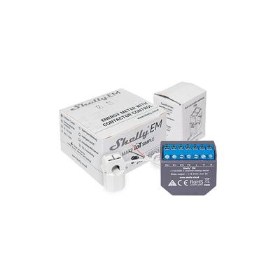 Shelly - em einphasiger intelligenter WiFi-Spannungsmesser mit Stromzange ct 50A zur Überwachung Image