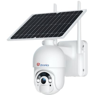 Ctronics - berwachungskameras akku wlan 4MP pir- und Radardetektion Farbige Nachtsicht mit Image