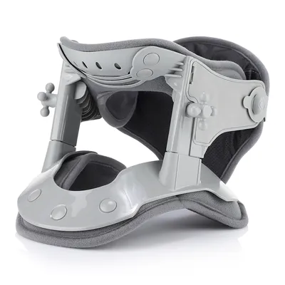 Electric Infrared Heating Neck Cervical Traction Collar Spine Support Hot Compression Tractor