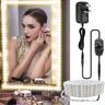 LED Vanity Mirror Light Kit 2-5 Meters Bendable without Cutting Vanity Table Vanity Mirror Dressing Room Dimmable Flexible Strip Kit with Dimmer and Power Supply Mirror not Included