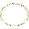 "Goldarmband FIRETTI ""Schmuck Geschenk Gold 375 Armschmuck Armband Weitpanzerkette"" Armbänder Gr. 21, Gelbgold 375, gelb (gelbgoldfarben) Damen"