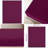 Vidaxl - Draps-housses Jersey 2 pcs Bordeaux 160x200 cm Coton - drap-housse en jersey