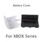 2pcs Black White Plastic Battery Cover Lid Door Shell Back Case with Logo For Xbox Series X S