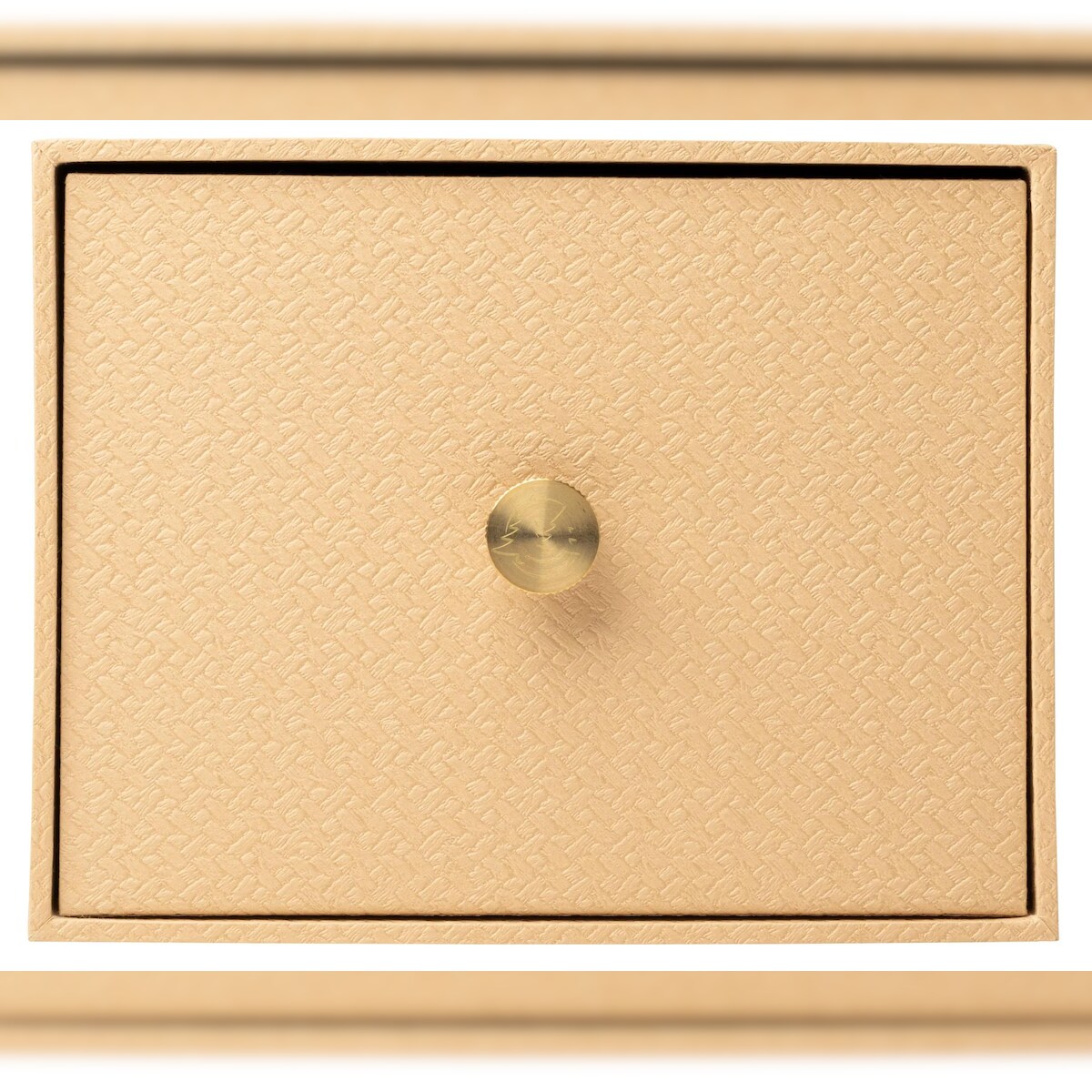 Exacompta 78602E 2x Schubladenbox für Fotos und Karteikarten, 14x17,7x13,4 cm, Office by me - Beige Image