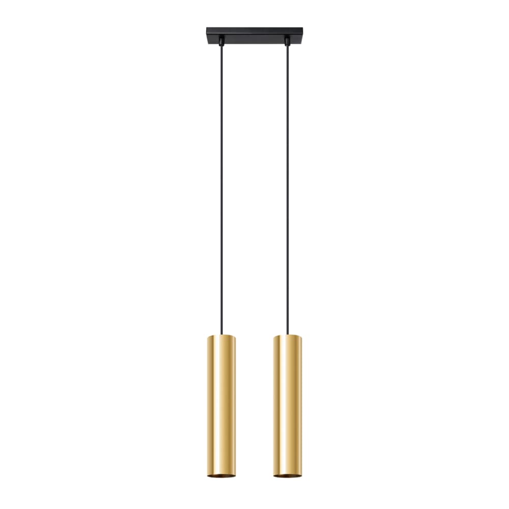 Lampe suspendue acier éclat H 31 cm