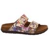 Pantolette ROHDE "Rodigo", Damen, Gr. 35, gold (gold, multi), Leder, klassisch, Schuhe, Keilabsatz, Sommerschuh, Schlappen mit Softfußbett, Topseller