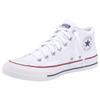 Sneaker CONVERSE "CHUCK TAYLOR ALL STAR MALDEN STREET", Gr. 44, weiß, Textil, sportlich, Schuhe Sneaker high Sneakerboots Skaterschuh