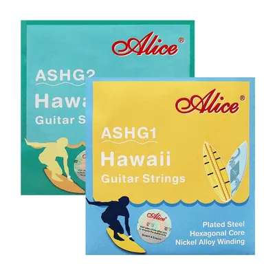 Professional Lap Steel Guitar Strings for 8 Strings Hawaii Guitar Strings Set Light / Medium