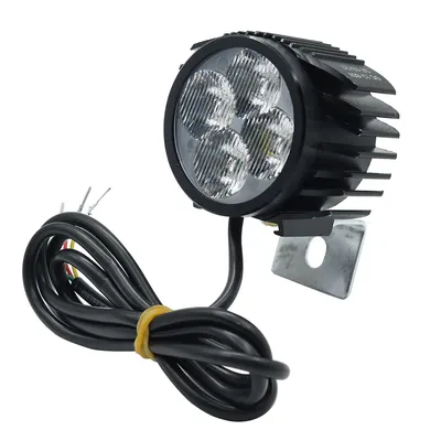 2 In 1 Horn Headlight Electric Scooter Big Front Light For KUGOO M4 PRO 12-80V Motorcycle Big Front