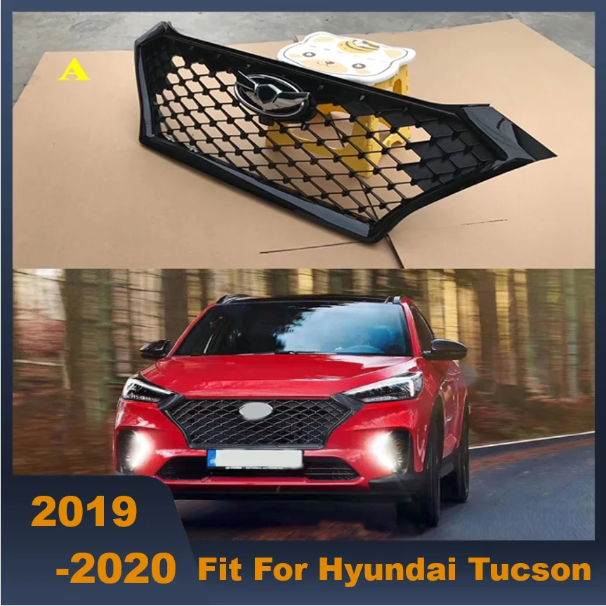 Hohe Qualität ABS Front Nahen Grille Racing Grills Front Stoßstange Grill 6 Arten Verfügbar Für Fit Für Hyundai Tucson 2019 2020 Image