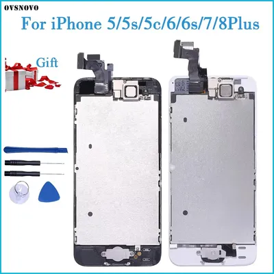 Full Assembly LCD Display for iPhone 5s 6s se 6 Touch Screen Digitizer Replacement with Home Button