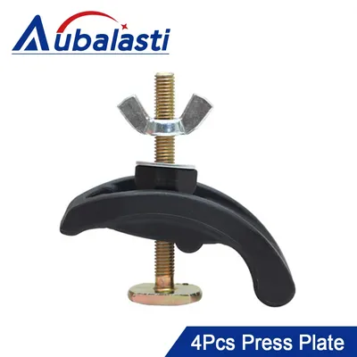 Aubalasti 85mm 4Pcs CNC Milling Engraving Machine Parts Bow Press Plate Clamp Fixture Fastening Platen For T-slot Working Table
