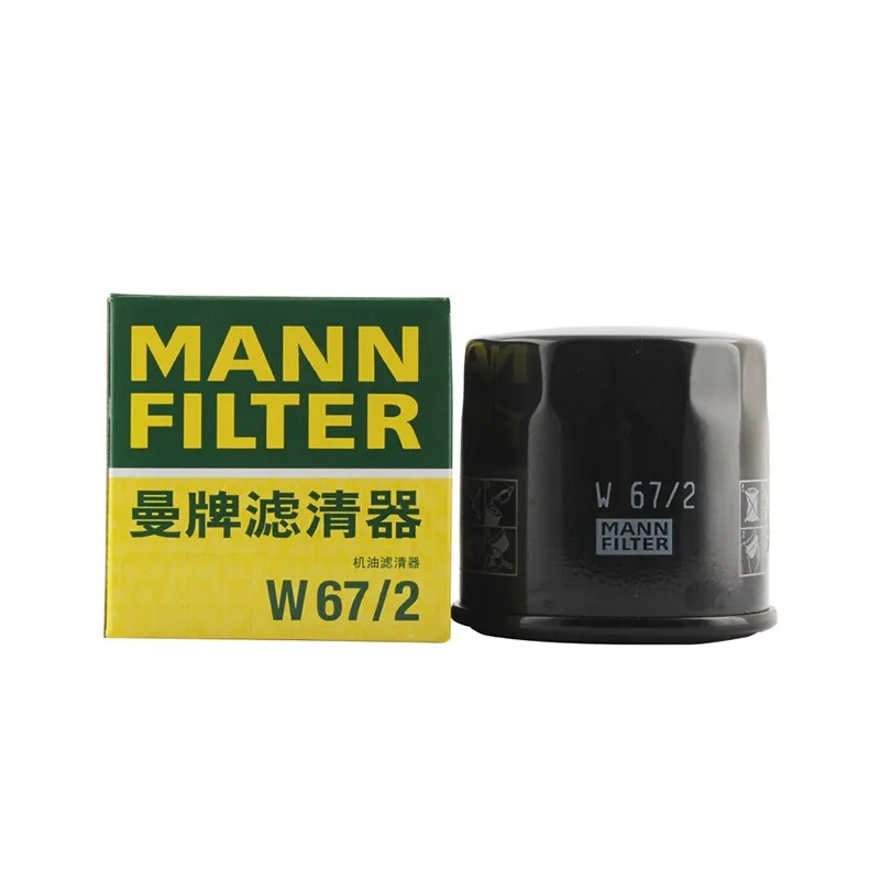 Mann filter w67/2 ölfilter passend für dfac wuling opel agila byd f0 changan cx30 372 9319-3705 238380-60b1 1012010 16510 Image