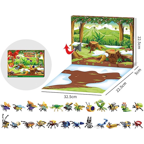 Countdown Weihnachten Blindbox kommt Kalender Dekompression Spielzeug Schmuck Mädchen Spielzeug Jungen und Mädchen Geschenk für Weihnachtsgeschenke