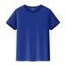 Kids T Shirts Short Sleeve Plain tops Tees Boy & Girl Unisex toddler Children Crew Neck T Shirt Long Sleeve Tee Shirt Boys Color Shirt Teenage Boy Clothes tops Kids Dry Clothe T Shirt Set T Shirts Men