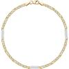 CHRIST - Armband 375er Gelbgold, 375er Weißgold Armbänder & Armreife 1 ct Herren (194.64 € / 1 ct)