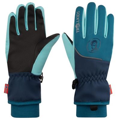Trollkids - Kid's Trolltunga Glove - Handschuhe Gr 7 - 13-14 Years blau Image